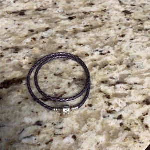 Leather Pandora Braclet